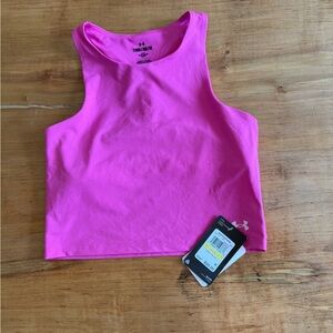 Under Armour Bright Pink Athletic Crop Top